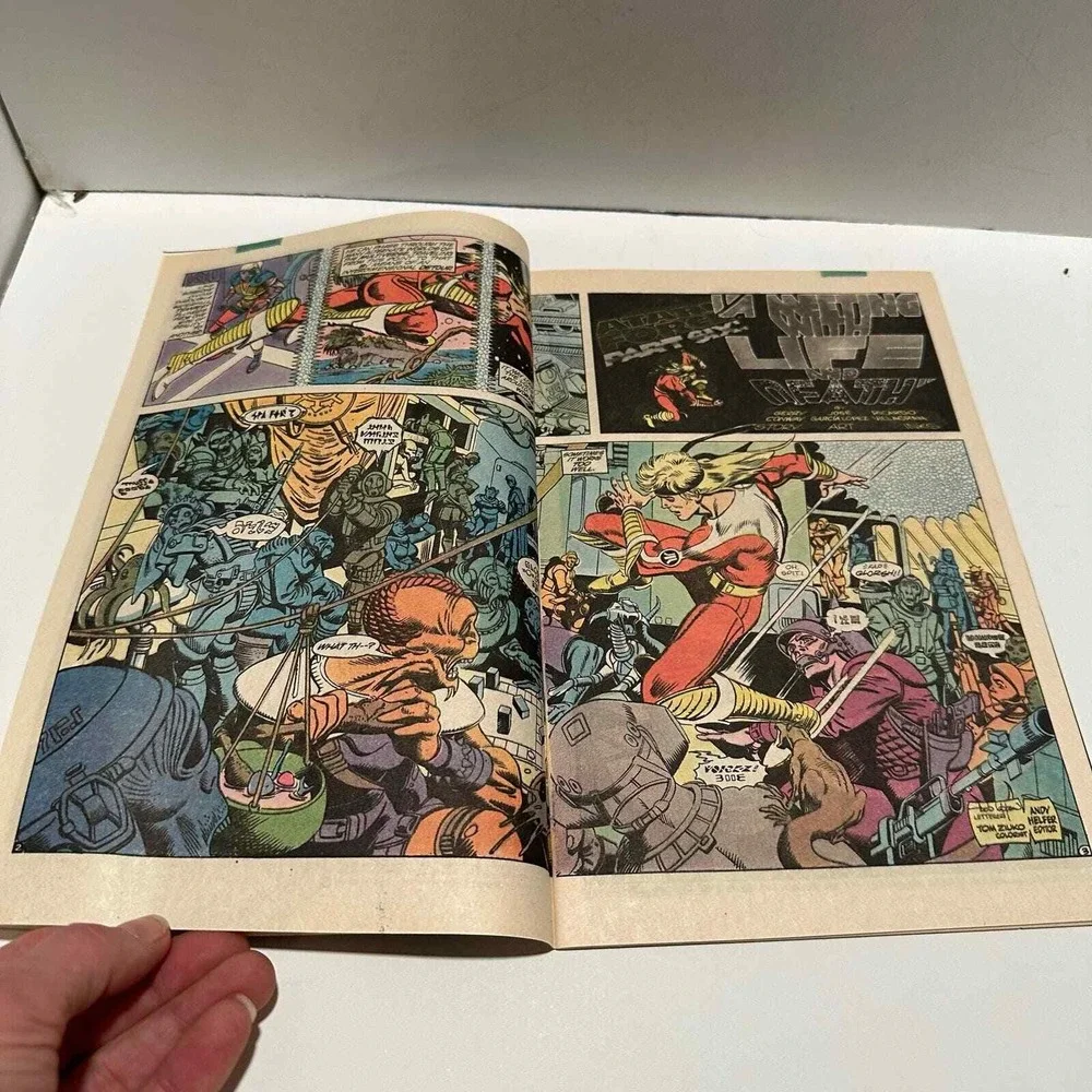 ATARI FORCE 6 JUNE 84 Meeting with Life and Death‎ DC Comic Book